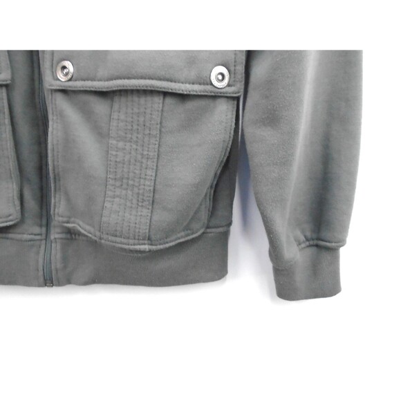 South Pole Y2K Utility Sweat Jacket Men's Size L Gray Multi Pocket Street Wear - Picture 7 of 8
